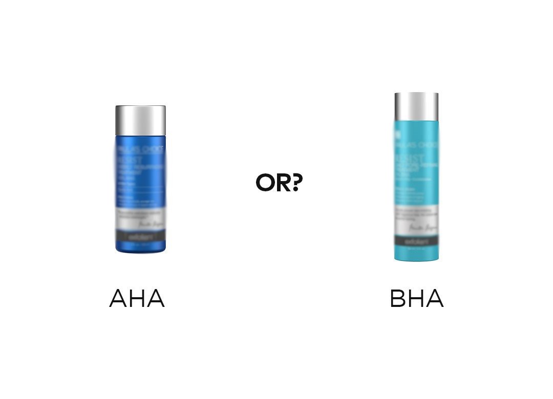 Mụn đầu đen nên dùng AHA hay BHA ?